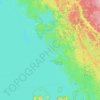 Doll Island topographic map, relief map, elevations map