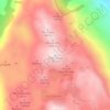Gamonal topographic map, elevation, relief