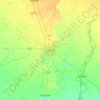 Karnal topographic map, relief map, elevations map