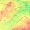 Celbridge topographic map, relief map, elevations map