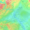 Xiling District topographic map, elevation, relief