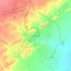 Tindouf topographic map, relief map, elevations map