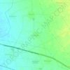 Hasanpur topographic map, relief map, elevations map