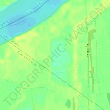 Eagle Lake Ms Map Eagle Lake Topographic Map, Elevation, Relief