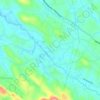 Idukki topographic map, relief map, elevations map