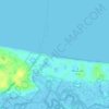 Sandy Neck Beach topographic map, elevation, relief