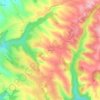 Sirvens topographic map, relief map, elevations map