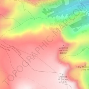 Rocky Mountains Elevation Map Rocky Mountain National Park Topographic Map, Elevation, Relief