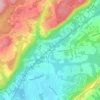Flanders topographic map, elevation, relief