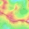 Pyrenees topographic map, relief map, elevations map