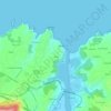 Foxos topographic map, elevation, relief