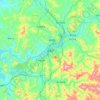 本溪市 topographic map, elevation, relief