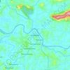 Areecode topographic map, relief map, elevations map