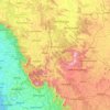 Chikmagalur topographic map, relief map, elevations map