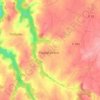 Belmar topographic map, relief map, elevations map
