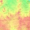 Tumakuru topographic map, relief map, elevations map