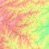 Greensboro topographic map, elevation, relief