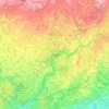 Guelph topographic map, relief map, elevations map