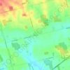 Roseville topographic map, relief map, elevations map