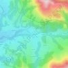 Erratzu topographic map, elevation, relief