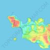 Vasco da Gama topographic map, relief map, elevations map