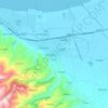 Tekkeköy topographic map, elevation, relief