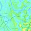 Elur topographic map, relief map, elevations map