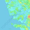 Panaji topographic map, relief map, elevations map