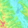 A Liage topographic map, relief map, elevations map