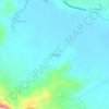 Cidadap topographic map, elevation, relief
