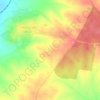 Las Ánimas topographic map, elevation, relief