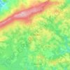 La Feuillée topographic map, relief map, elevations map