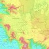 Wayanad topographic map, relief map, elevations map