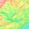 Montgomery County topographic map, elevation, relief