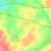 Pommeret topographic map, relief map, elevations map