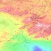 Batna topographic map, relief map, elevations map