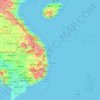 Hainan topographic map, elevation, relief