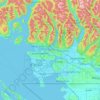 Metro Vancouver Regional District topographic map, elevation, relief