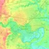 Brantford topographic map, relief map, elevations map