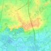 Rumst topographic map, relief map, elevations map