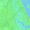 Port Saint Lucie topographic map, elevation, relief