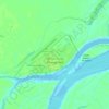 Attawapiskat topographic map, relief map, elevations map