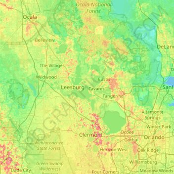 Lake County Topographic Maps Lake County Topographic Map, Elevation, Relief