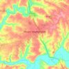 Mount Washington topographic map, elevation, relief