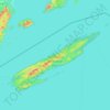 Isle Royale National Park topographic map, elevation, relief
