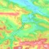Le Mas-d'Azil topographic map, relief, elevation