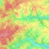Hoeilaert topographic map, relief map, elevations map