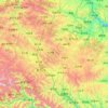 Min County topographic map, elevation, relief