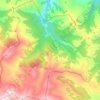 Mancomunidad de Campoo-Cabuérniga topographic map, elevation, relief