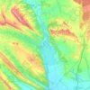 Falces topographic map, elevation, relief